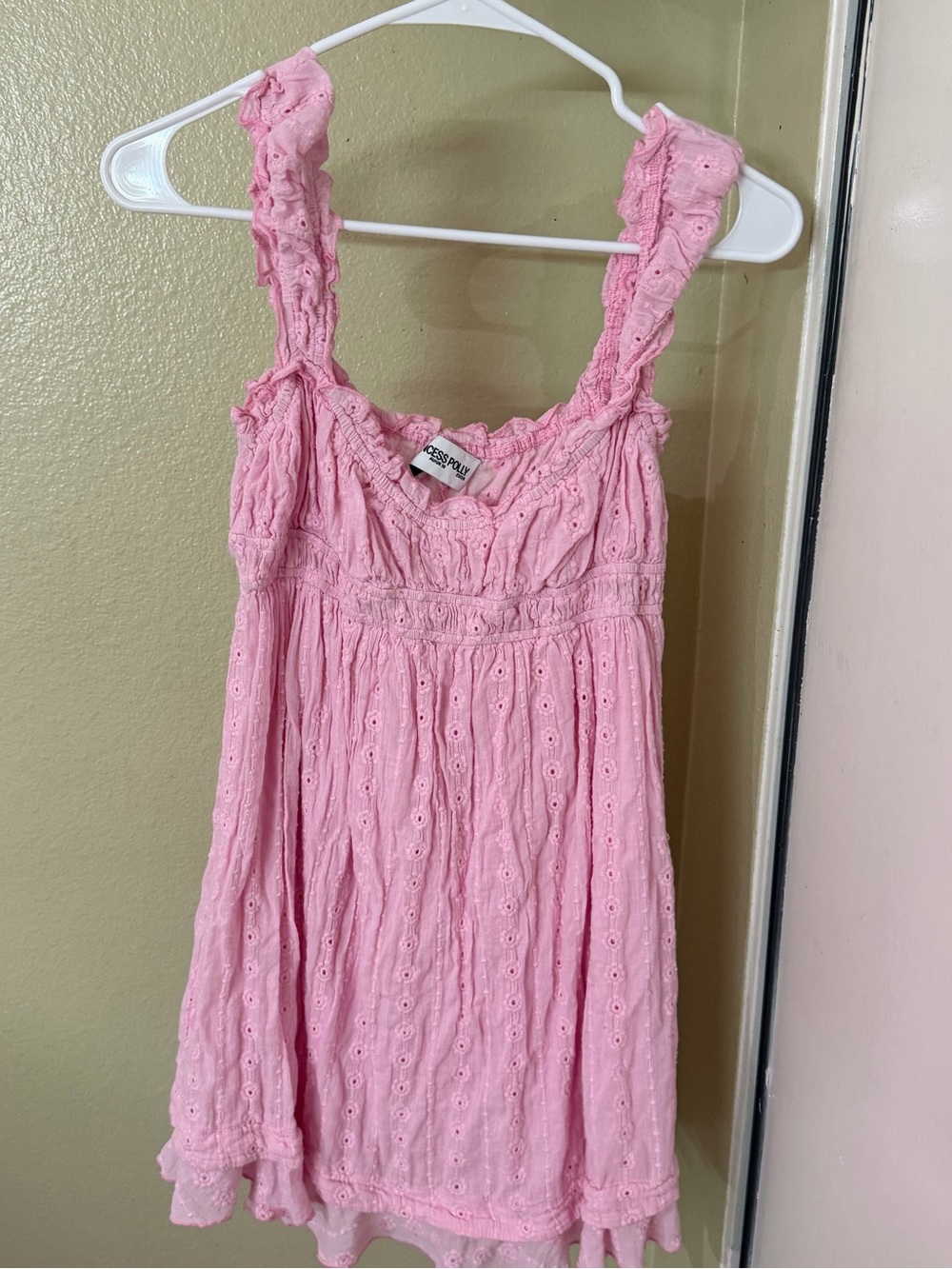 Princess Polly Pink Eyelet Sundress for Kids